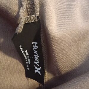 Hurley Taupe Hoodie with Drawstring